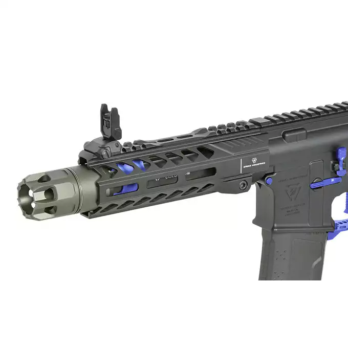 [Zestaw] Replika Karabinka Strike industries 7" Raider Competition CQB, Gen-2 - Blue [EMG] + Ładowarka V3+ do akumulatorów LiPo/LiFe [IPower] + Akumulator Li-Po 1100mAh 11,1V 20C - Deans [IPower]