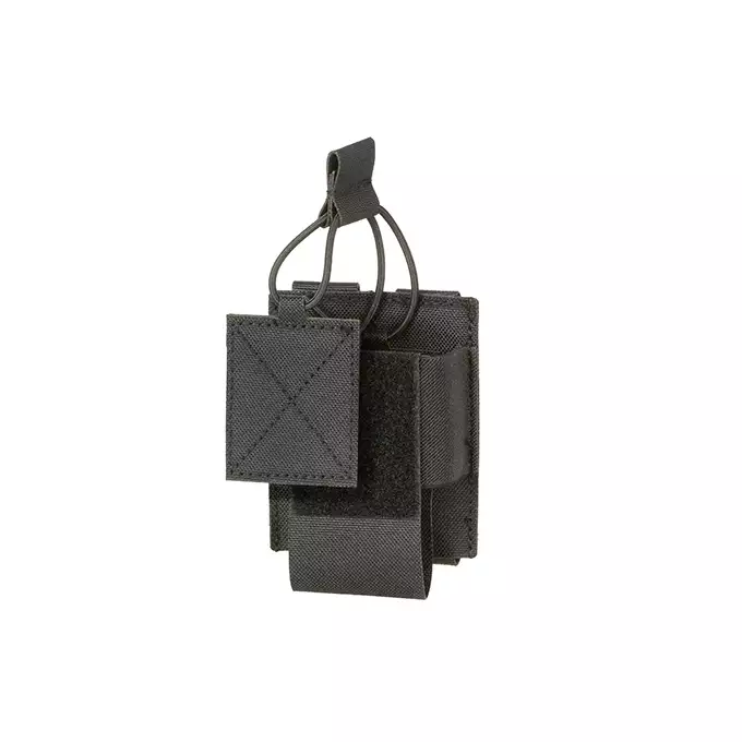 [Zestaw] Kamizelka Chest-rig Laser-Cut z ładownicami AR/AK - Czarna [8Fields] + Ładownica na radio Laser Cut - Czarna [8FIELDS] + Duża ładownica Laser-Cut ogólnego przeznaczenia - Black [8FIELDS]