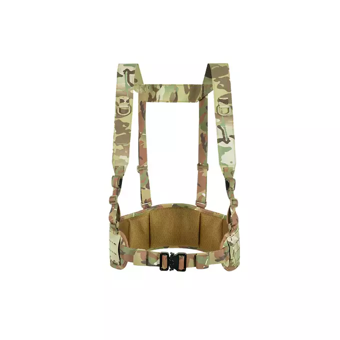 Patrol Tactical Belt with Suspenders MOLLE, Laser Cut - Multicamo [8FIELDS]