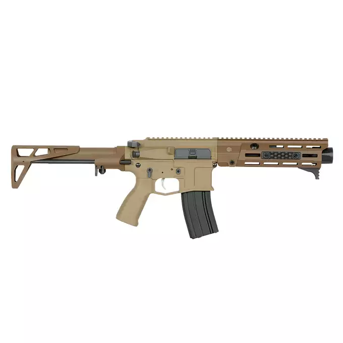 [Zestaw] M923G DEX556 5.56 - Tan [DE Airsoft] + Akumulator Li-Po 1100mAh 11,1V 20C - Deans [IPower] + Ładowarka V3+ do akumulatorów LiPo/LiFe [IPower]