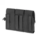 Triple Pouch for 6 AR15 Magazines, Laser Cut - Black [8FIELDS]