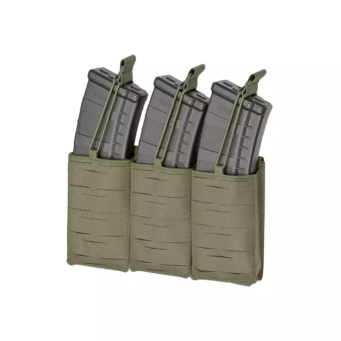 Panel Laser-Cut z ładownicami na 3 magazynki AR15 - Ranger Green [8Fields]