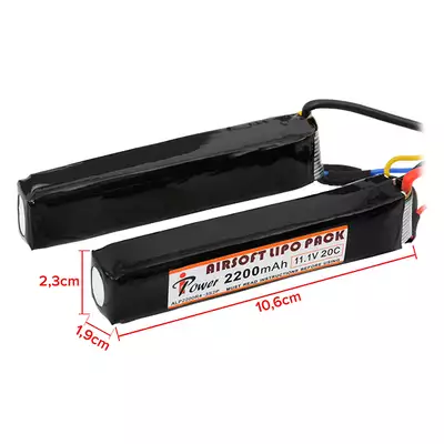 [Zestaw] CM.098 E-EDITION  ETU ESHOOTER, GEN-2 [CYMA PLATINUM] + Akumulator Li-Po 2200mAh 11,1V 20C - Deans [IPower] + Kompaktowa ładowarka LIPO B3Pro