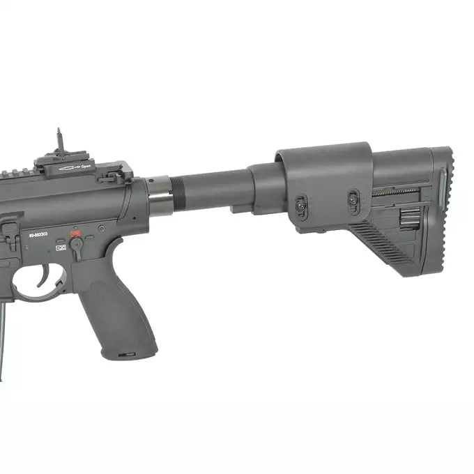 [Zestaw] Replika Airsoftowa EC-204 Edycja Advanced (ulepszony gearbox, programowalny ETU) - Black [E&amp;C] + Akumulator Li-Po 1200mAh 11,1V 20C - Deans [IPower] + Kompaktowa ładowarka LIPO B3Pro