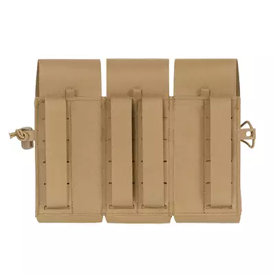 Triple Pouch for 6 AR15 Magazines, Laser Cut - Tan [8FIELDS]