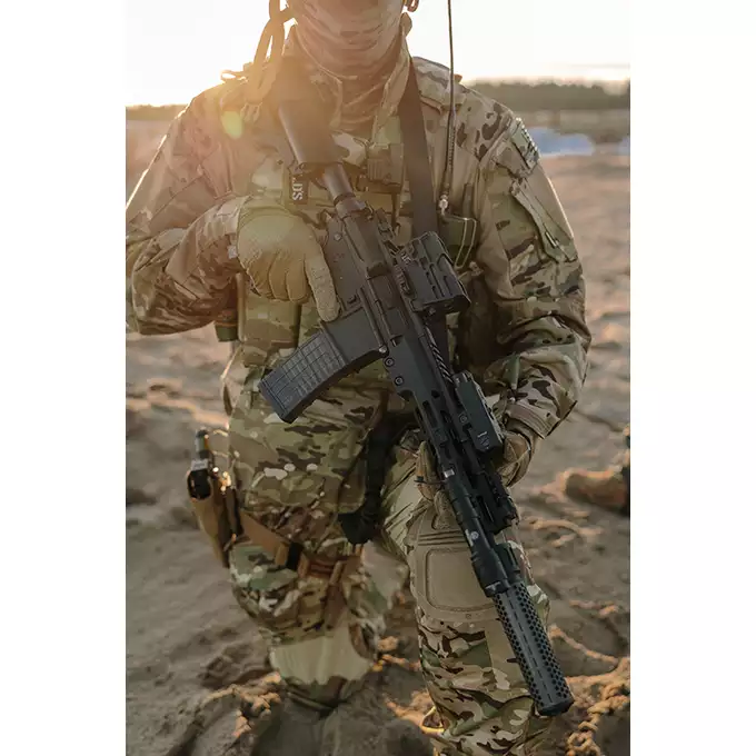 [Zestaw] Replika airsoftowa WE07 10" M4/AR15, 30RPS, WELL ETU [WELL PRO] + Magazynek Stanag M4/AR Mid-cap 180 kulek [WELL PRO]