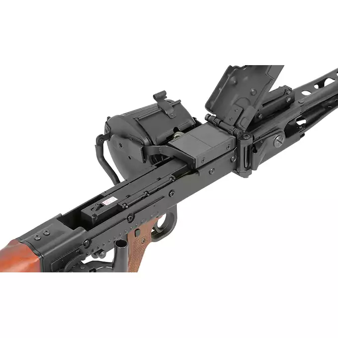 [Zestaw] Replika Karabinu Maszynowego MG42 Full Metal AEG -  Real Wood [AGM] + Akumulator Li-Po 1500mAh 11,1V 20/40C [VB] + Kompaktowa ładowarka LIPO B3Pro