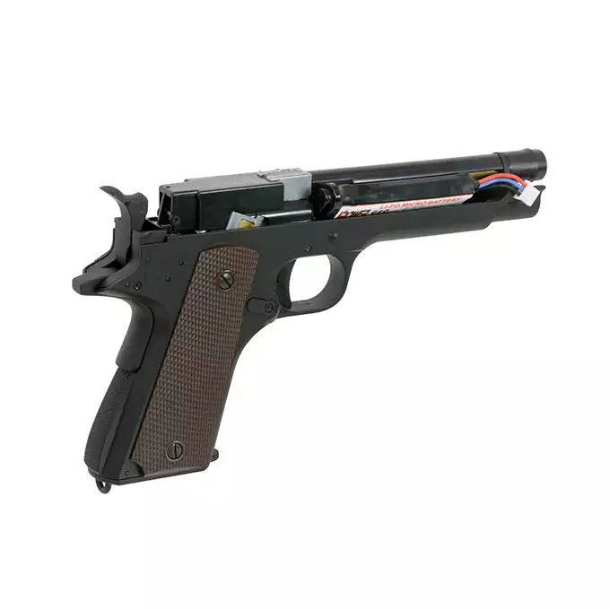 [Set] USP 9mm AEP Pistol Replica Licensed by UMAREX [CYMA] + AEP Battery Li-Po 680mAh 7,4V 20C Micro [IPower] + V3+ Charger for LiPo/LiFe 2S/3S [IPower]