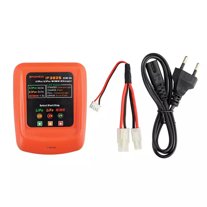 [Set] CM.125S USP 9mm AEP Mosfet Pistol - Tan [CYMA] + AEP Battery Li-Po 680mAh 7,4V 20C Micro - Deans [IPower] + Charger IP3025 - LiPo/LiFe/NiMH 25W/3A [IPower]