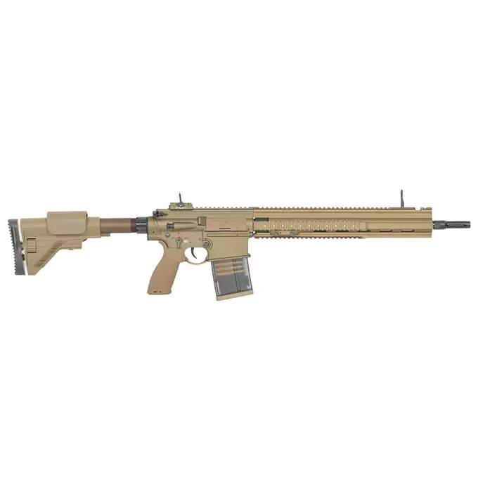 [Zestaw] Replika Airsoftowa EC-204 Edycja Advanced (ulepszony gearbox, programowalny ETU) - Dark Earth [E&amp;C] + Akumulator Li-Po 1200mAh 11,1V 20C - Deans [IPower] + Kompaktowa ładowarka LIPO B3Pro
