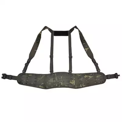 Patrol Tactical Belt with Suspenders MOLLE, Laser Cut - MB [8FIELDS]