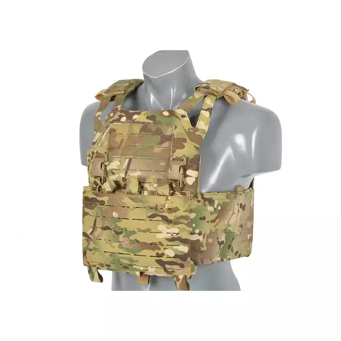[Zestaw] Kamizelka Operator Plate Carrier Laser-Cut Buckle Up z ładownicą na magazynki AR/AK - Multicamo [8Fields] + Duża ładownica Laser-Cut ogólnego przeznaczenia - Multicamo [8FIELDS] + Panel Buckle Up Laser-Cut na 6 magazynków AR15/AK - Multicamo [8Fields]