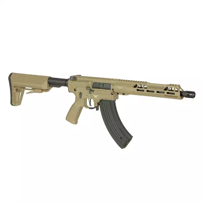 [Zestaw] M918G UTR Ek47 - TAN [DE Airsoft] + Akumulator Li-Po 1100mAh 11,1V 20C - Deans [IPower] + Ładowarka V3+ do akumulatorów LiPo/LiFe [IPower]