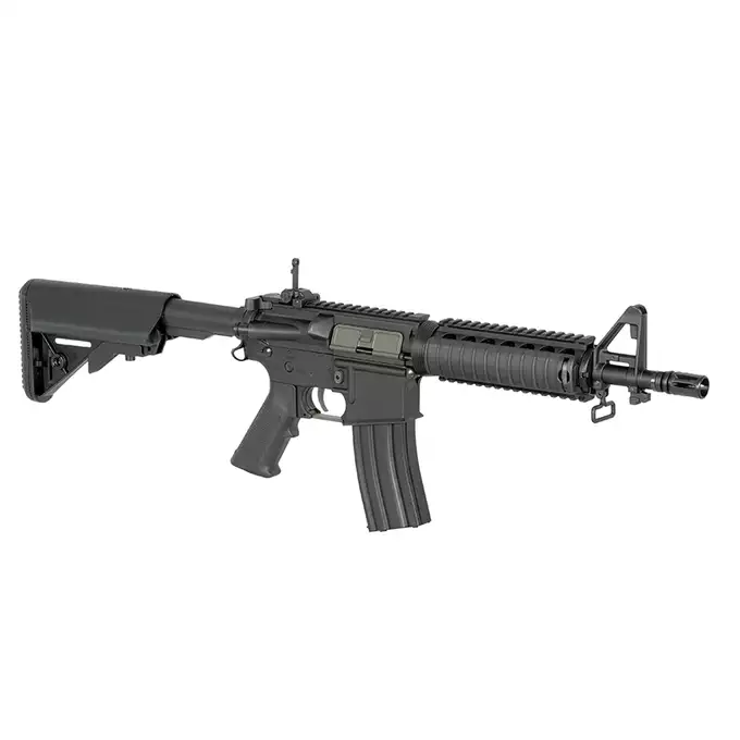 [Zestaw] Replika Karabinka M4 CQB-R MOD0 Sports Line ETU [S&amp;T] + Akumulator Li-Po 1100mAh 11,1V 20C - Deans [IPower] + Ładowarka V3+ do akumulatorów LiPo/LiFe [IPower]