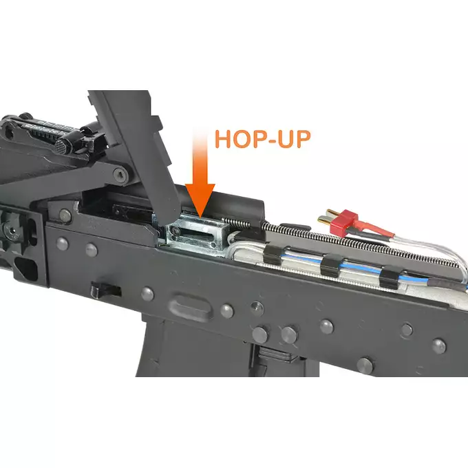 [Zestaw] CM.113 Replika Karabinka taktycznego AK74  Eshooter ETU, GEN-2 - Black [CYMA PLATINUM] + Kompaktowa ładowarka LIPO B3Pro + Akumulator Li-Po 1100mAh 11,1V 20C - Deans [IPower]