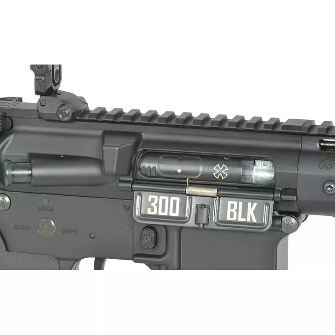 [Zestaw] Replika karabinka Noveske 10.5" Gen III Shorty 300BLK  Eshooter ETU - Black [EMG] + Ładowarka V3+ do akumulatorów LiPo/LiFe [IPower] + Akumulator Li-Po 1100mAh 11,1V 20C - Deans [IPower]