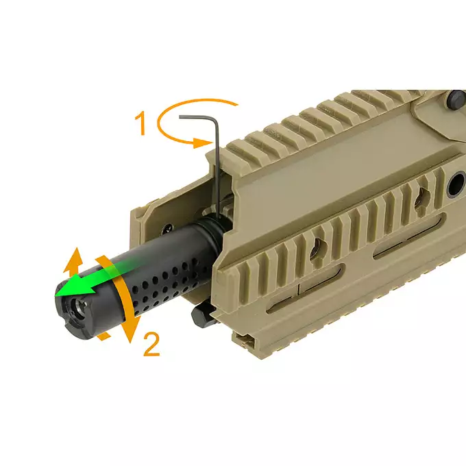 [Zestaw] Urban Assault Rifle - Black [APS] + Akumulator Li-Po 1100mAh 7,4V 20C [IPower] + Ładowarka V3+ do akumulatorów LiPo/LiFe [IPower]