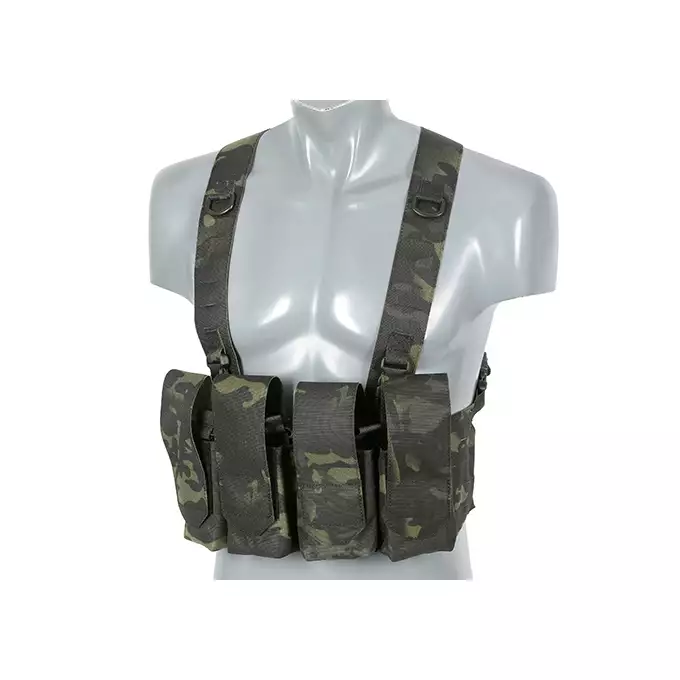 [Zestaw] Kamizelka Chest-rig Laser-Cut z ładownicami AR/AK - MB [8Fields] + Ładownica na radio Laser Cut - MB [8FIELDS] + Duża ładownica Laser-Cut ogólnego przeznaczenia - MB [8FIELDS]