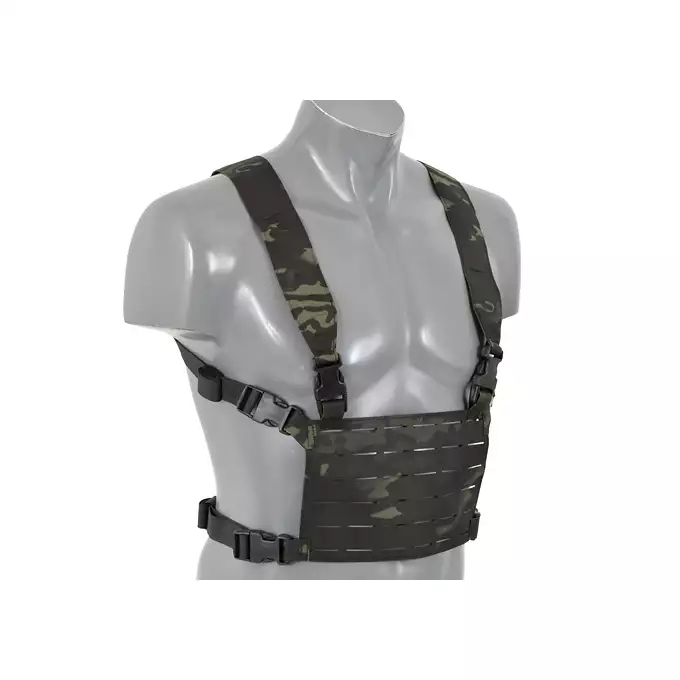 Lightweight Laser-Cut Chest Rig - Multicamo Black [8FIELDS]