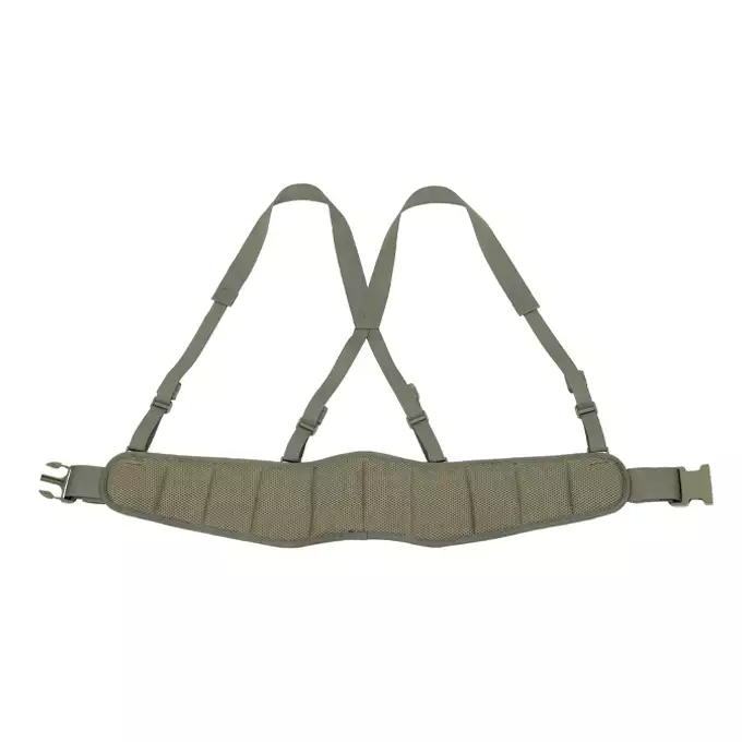 Padded patrol belt with suspenders - Ranger Green [8FIELDS]