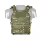 QRF Plate Carrier Laser-Cut Buckle Up with AR15/AK Magazine Pouch - Multicamo Tropic [8FIELDS]
