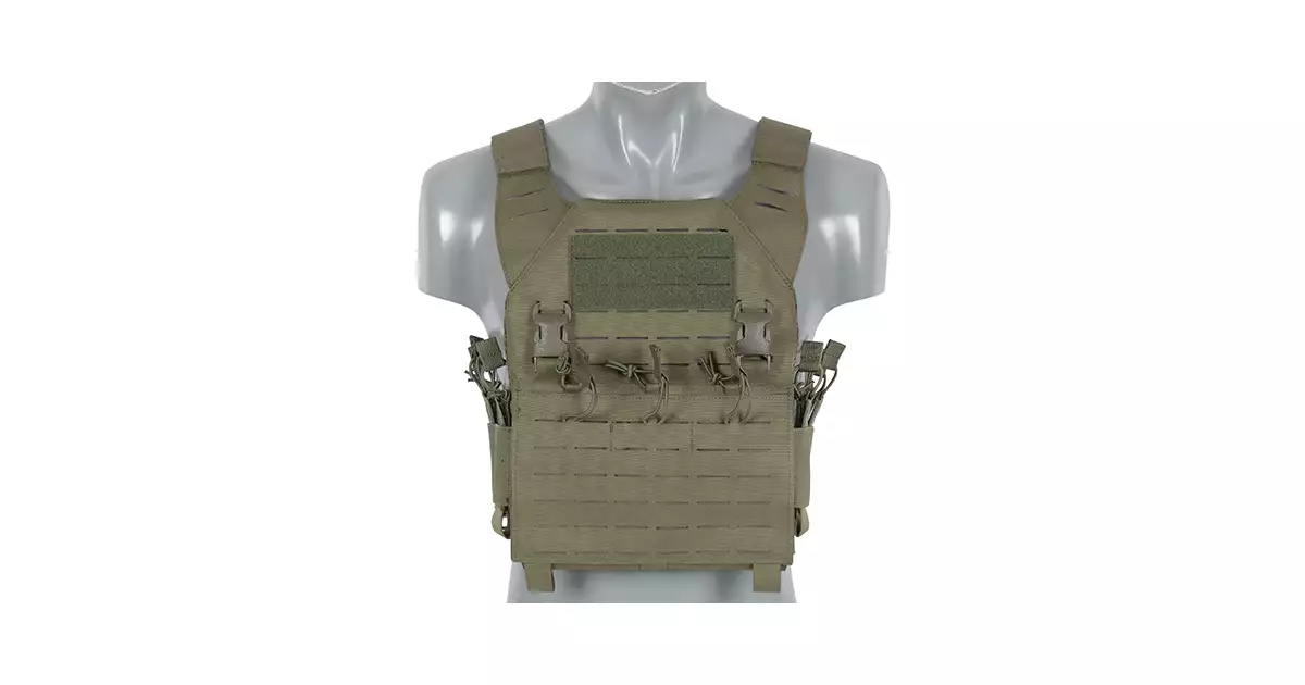 Recon Plate Carrier Laser-Cut Buckle Up Vest with AR15/AK Magazine