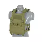 [Zestaw] Kamizelka Assault Plate Carrier Laser-Cut, Buckle-Up z ładownicą na magazynki AR15/AK - Olive [8Fields] + Duża ładownica Laser-Cut ogólnego przeznaczenia - Olive [8FIELDS] + Panel Buckle Up Laser-Cut na 6 magazynków AR15/AK - Olive [8Fields]