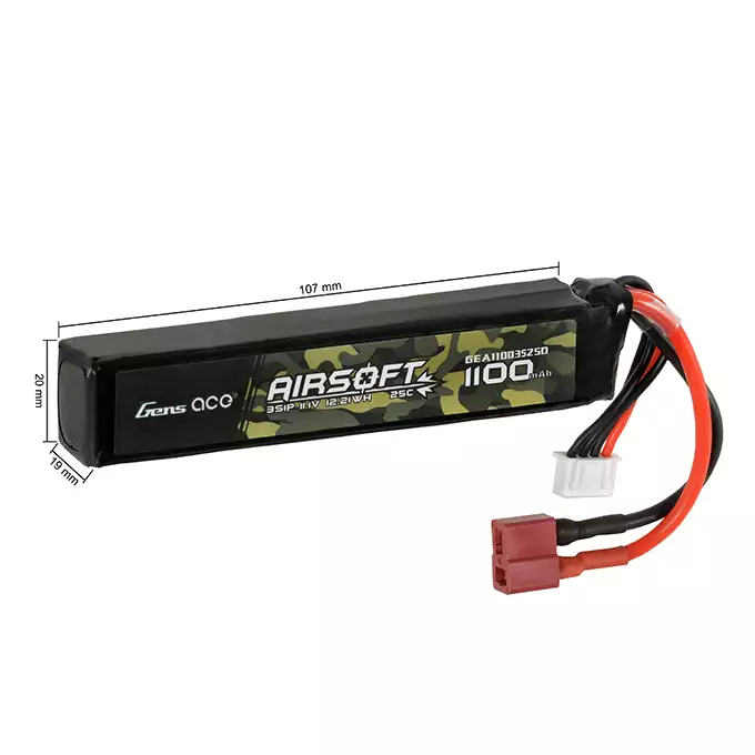 [Zestaw] Replika Airsoftowa EC-202 Edycja Advanced (ulepszony gearbox, programowalny ETU) - Black [E&amp;C] + Akumulator airsoftowy 25C 1100mAh 3S1P 11.1V LiPo T-Plug + Kompaktowa ładowarka LIPO B3Pro