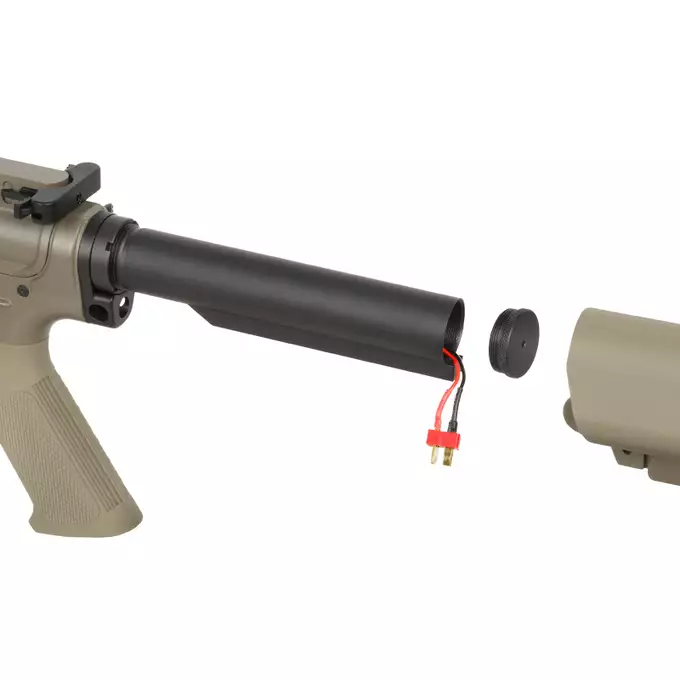 [Zestaw] Replika airsoftowa WE13 13" M4/AR-15, 30 RPS, ETU - TAN [WELL PRO] + Magazynek Stanag M4/AR Mid-cap 90 kulek [WELL PRO]