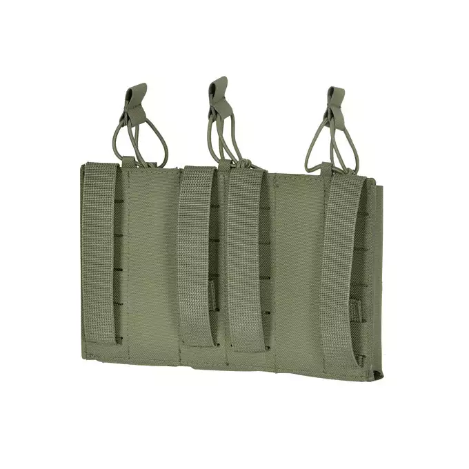Laser-Cut Panel with 3 AK Magazine Pouches - Ranger Green [8Fields]