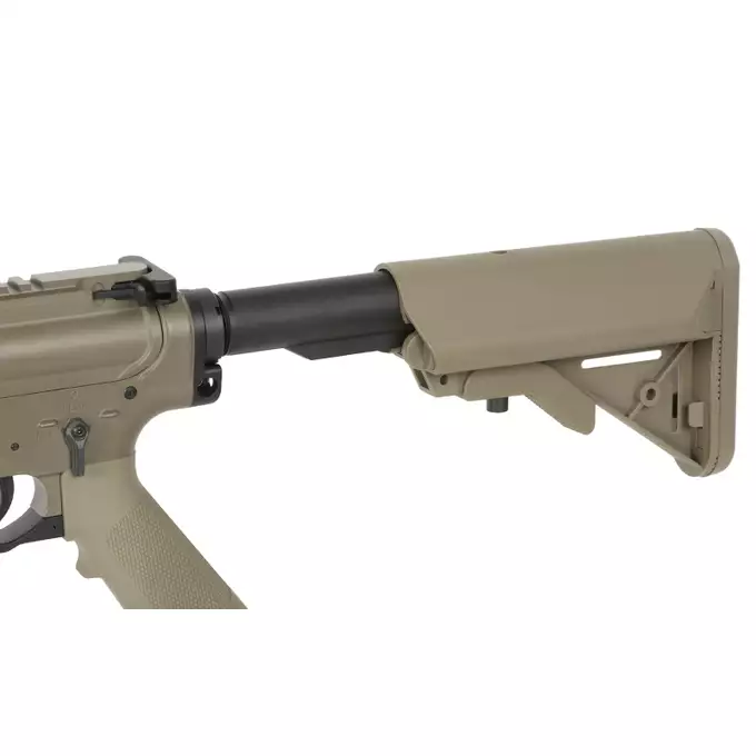 [Zestaw] Replika airsoftowa WE13 DSG 13" M4/AR-15, 50 RPS, ETU - Tan [WELL PRO] + Ładowarka IP3025 - LiPo/LiFe/NiMH 25W/3A [IPower] + Akumulator airsoftowy 25C 1100mAh 3S1P 11.1V LiPo T-Plug