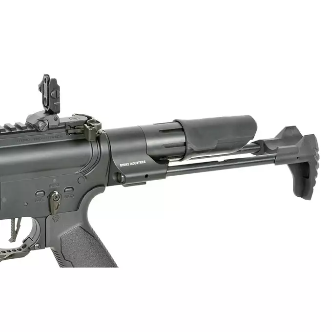 [Zestaw] Replika Karabinka Strike industries 4" Raiders PDW - Black [EMG] + Ładowarka V3+ do akumulatorów LiPo/LiFe [IPower] + Akumulator Li-Po 1100mAh 11,1V 20C - Deans [IPower]