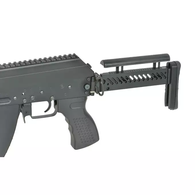 [Zestaw] CM.113 Replika Karabinka taktycznego AK74  Eshooter ETU, GEN-2 - Black [CYMA PLATINUM] + Kompaktowa ładowarka LIPO B3Pro + Akumulator Li-Po 1100mAh 11,1V 20C - Deans [IPower]