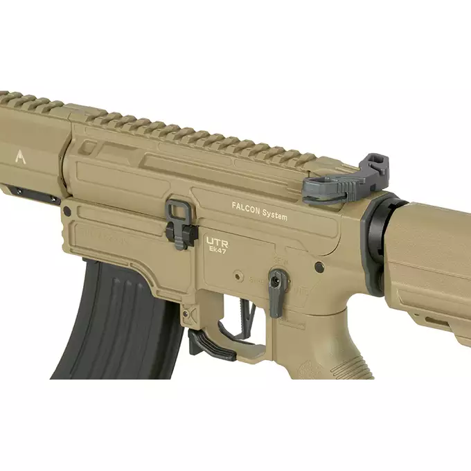 [Zestaw] M918G UTR Ek47 - TAN [DE Airsoft] + Akumulator Li-Po 1100mAh 11,1V 20C - Deans [IPower] + Ładowarka V3+ do akumulatorów LiPo/LiFe [IPower]