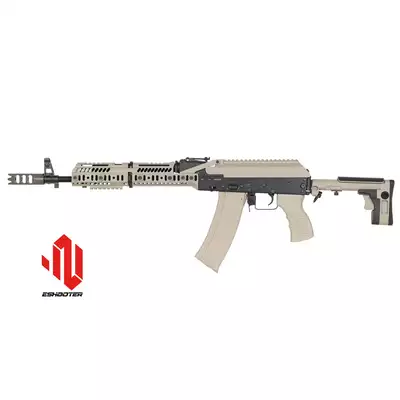 CM.113A AK74 Tactical Rifle Eshooter, GEN-2 - TAN [CYMA Platinum]