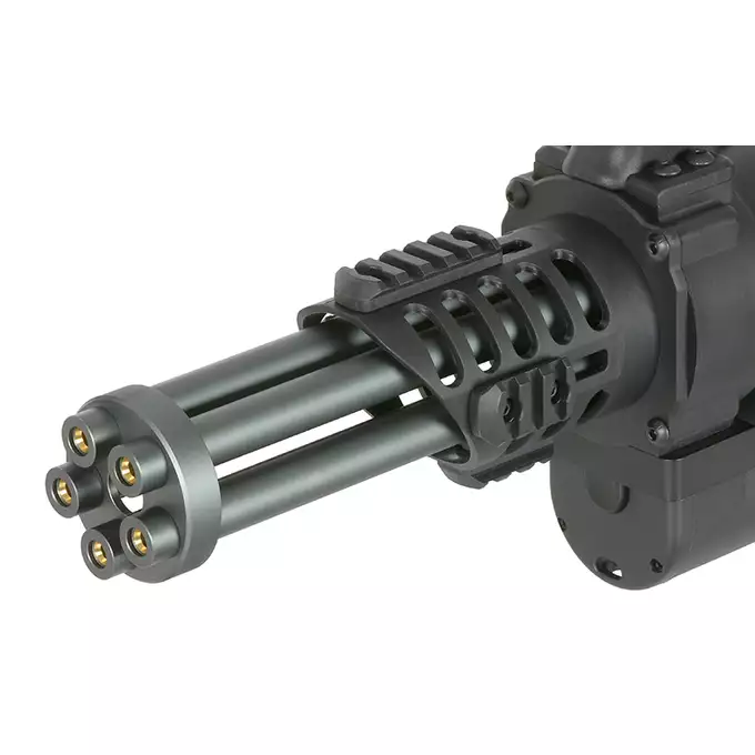 [Zestaw] Replika obrotowego miniguna WE23-L [WELL] + Akumulator Li-Po 1100mAh 11,1V 15/30C - T-connector [VB] + Kompaktowa ładowarka LIPO B3Pro