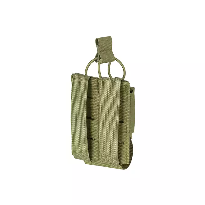 [Zestaw] Kamizelka Chest-rig Laser-Cut z ładownicami AR/AK - Olive [8Fields] + Ładownica na radio Laser Cut - Olive [8FIELDS] + Pojedyncza ładownica pistoletowa Laser-Cut z klapą - Olive [8Fields]