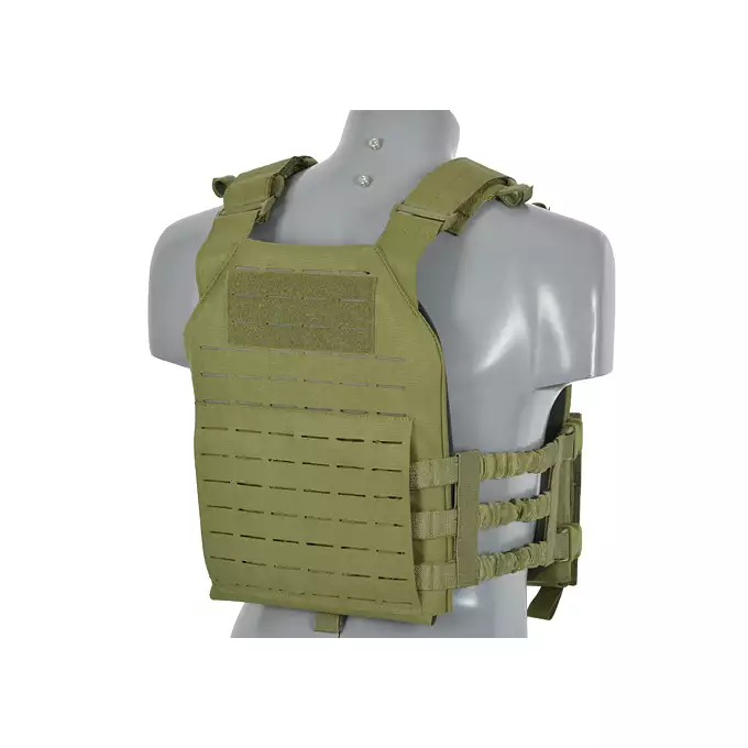[Zestaw] Kamizelka Assault Plate Carrier Laser-Cut, Buckle-Up z ładownicą na magazynki AR15/AK - Olive [8Fields] + Duża ładownica Laser-Cut ogólnego przeznaczenia - Olive [8FIELDS] + Panel Buckle Up Laser-Cut na 6 magazynków AR15/AK - Olive [8Fields]