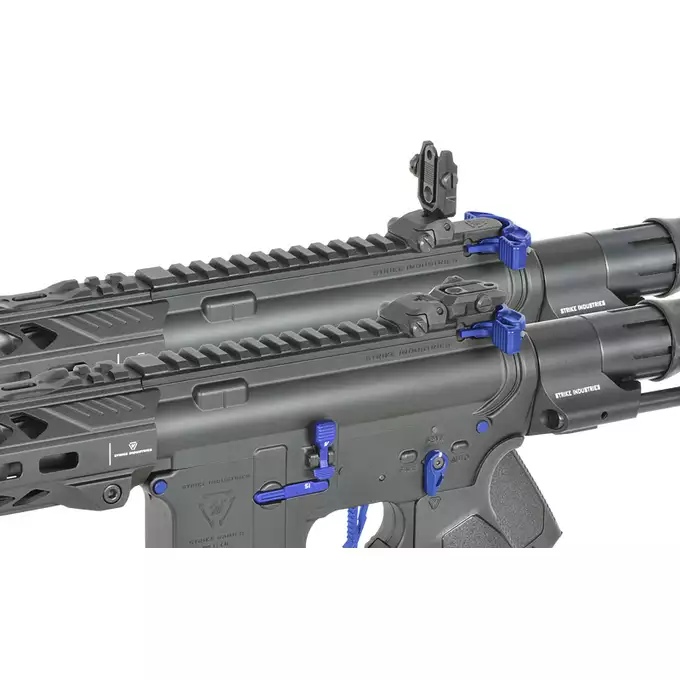 Strike industries 4" Raiders Competition PDW AEG Rifle - Blue [EMG]
