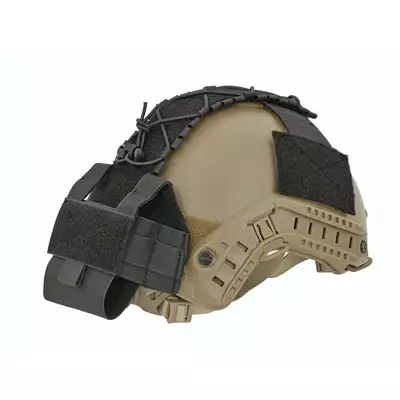 Laser-Cut Helmet Accessory Pouch - Black [8FIELDS]