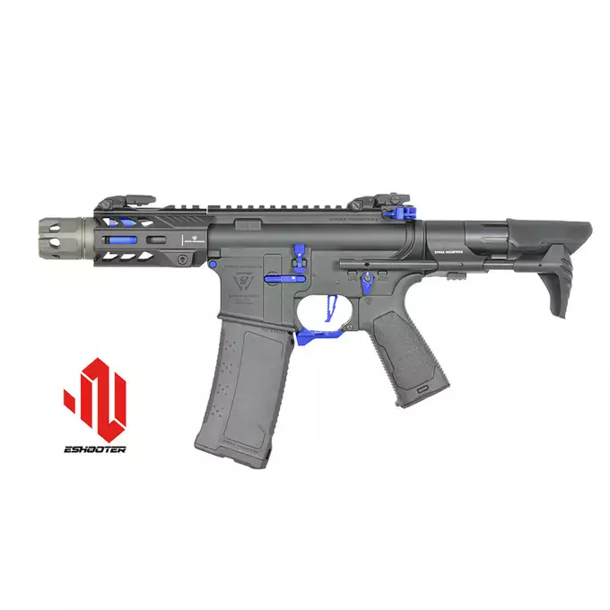 Réplique Carabine Strike industries 4" Raiders Competition PDW - Blue [EMG]