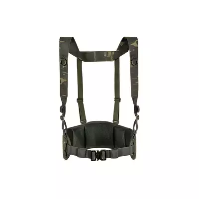 Patrol Tactical Belt with Suspenders MOLLE, Laser Cut - Multicamo Black [8FIELDS]
