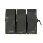 Triple Pouch for 6 AR15 Magazines, Laser Cut - Multicamo Black [8FIELDS]