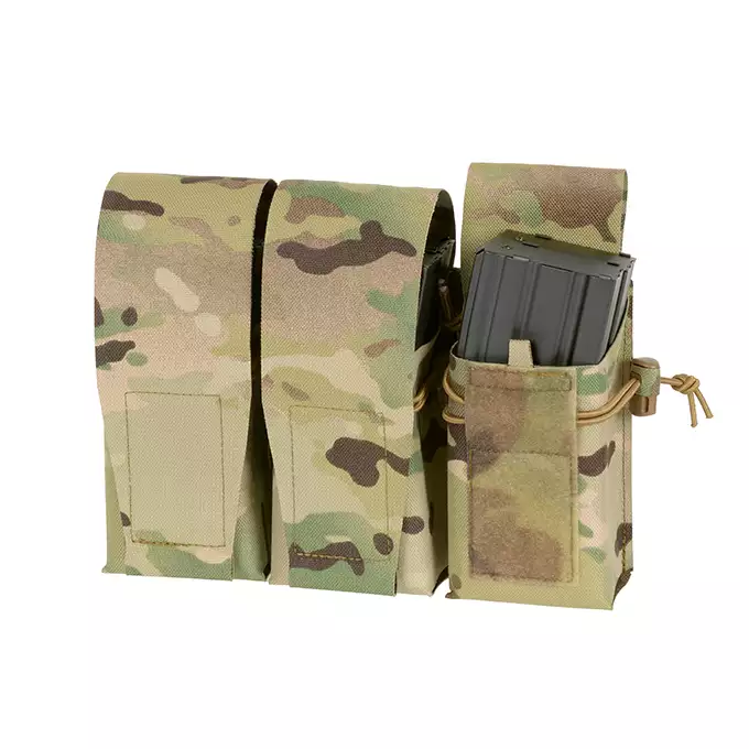 Triple Pouch for 6 AR15 Magazines, Laser Cut - Multicamo [8FIELDS]