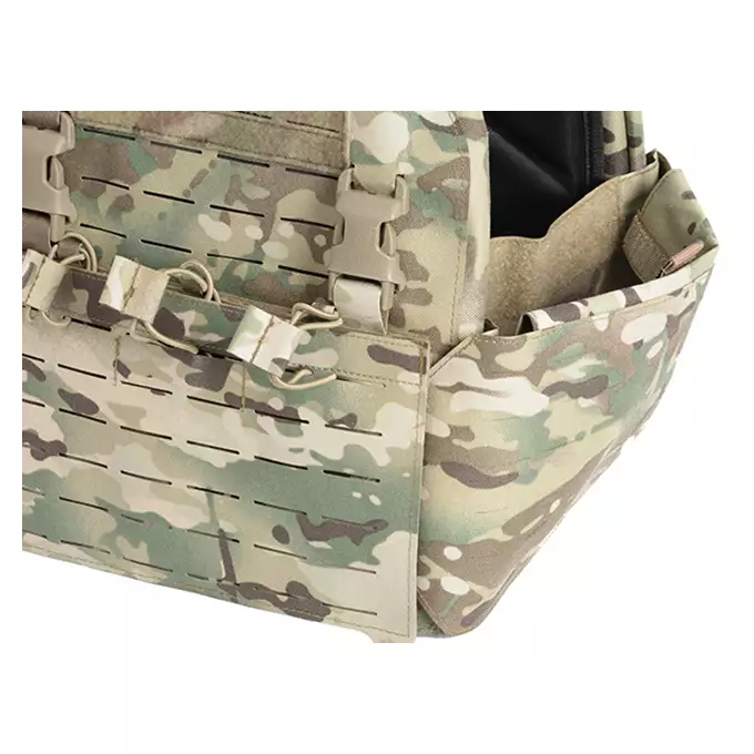 QRF Plate Carrier Laser-Cut Buckle Up with AR15/AK Magazine Pouch - Multicamo [8FIELDS]