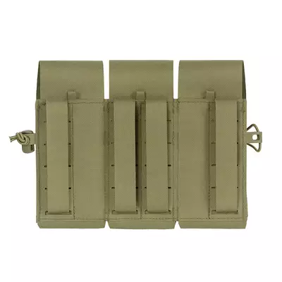 Triple Pouch for 6 AR15 Magazines, Laser Cut - Olive [8FIELDS]