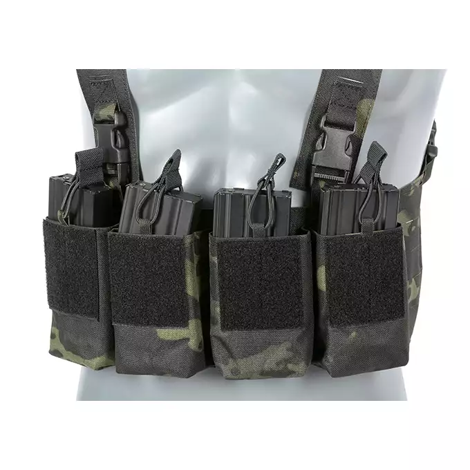 [Zestaw] Kamizelka Chest-rig Laser-Cut z ładownicami AR/AK - MB [8Fields] + Ładownica na radio Laser Cut - MB [8FIELDS] + Duża ładownica Laser-Cut ogólnego przeznaczenia - MB [8FIELDS]