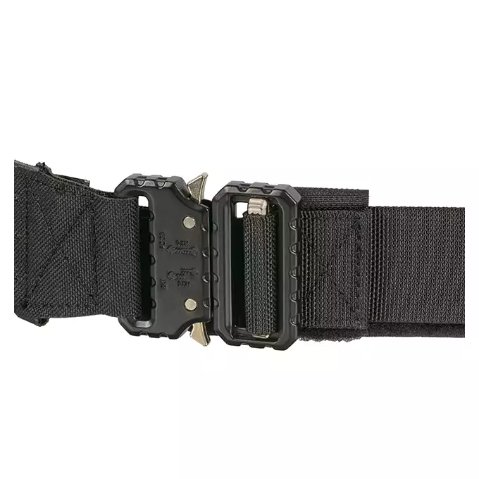 [Zestaw] Pas taktyczny Laser-Cut - XL - Czarny [8Fields] + Horyzontalna ładownica generalnego użytku Laser-Cut - Czarny [8Fields] + Potrójna ładownica pistoletowa Laser-Cut z klapą - Czarna [8Fields]
