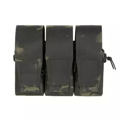 Triple Pouch for 6 AR15 Magazines, Laser Cut - Multicamo Black [8FIELDS]