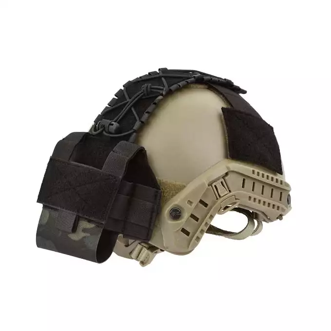 Laser-Cut Helmet Accessory Pouch - Multicamo Black [8FIELDS]